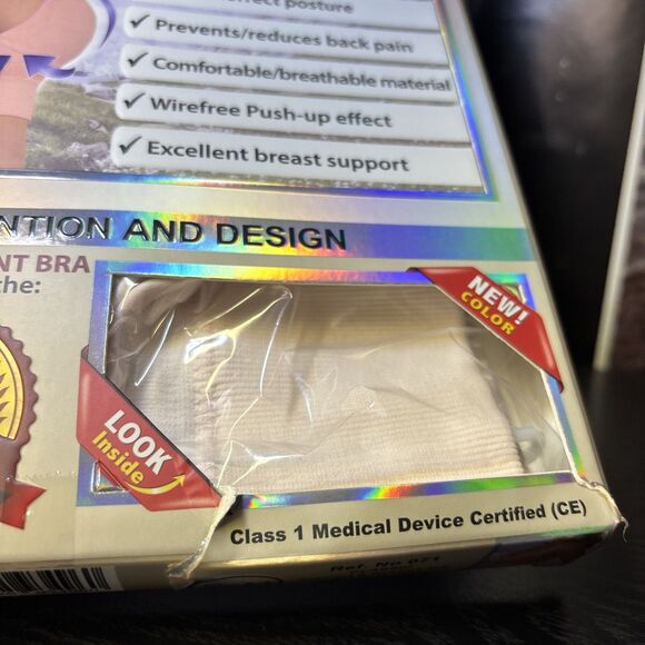 Sankom Compression Shapewear Posture Correcting Classic Bra S/M, NWT - Picture 2 of 6